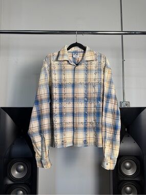 Vale Forever Valley Dreams Skyfall Flannel Long Sleeve Shirt
